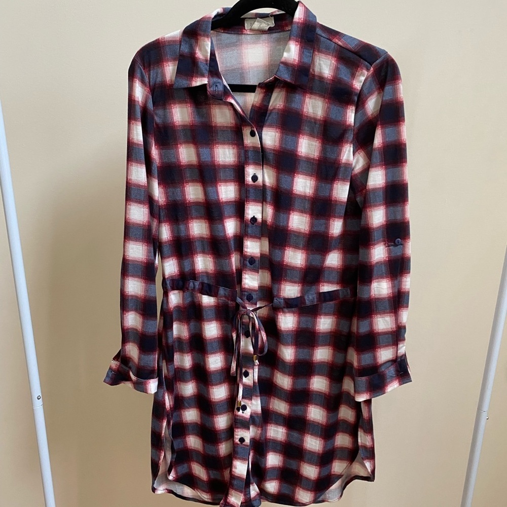 Passport Flannel dress